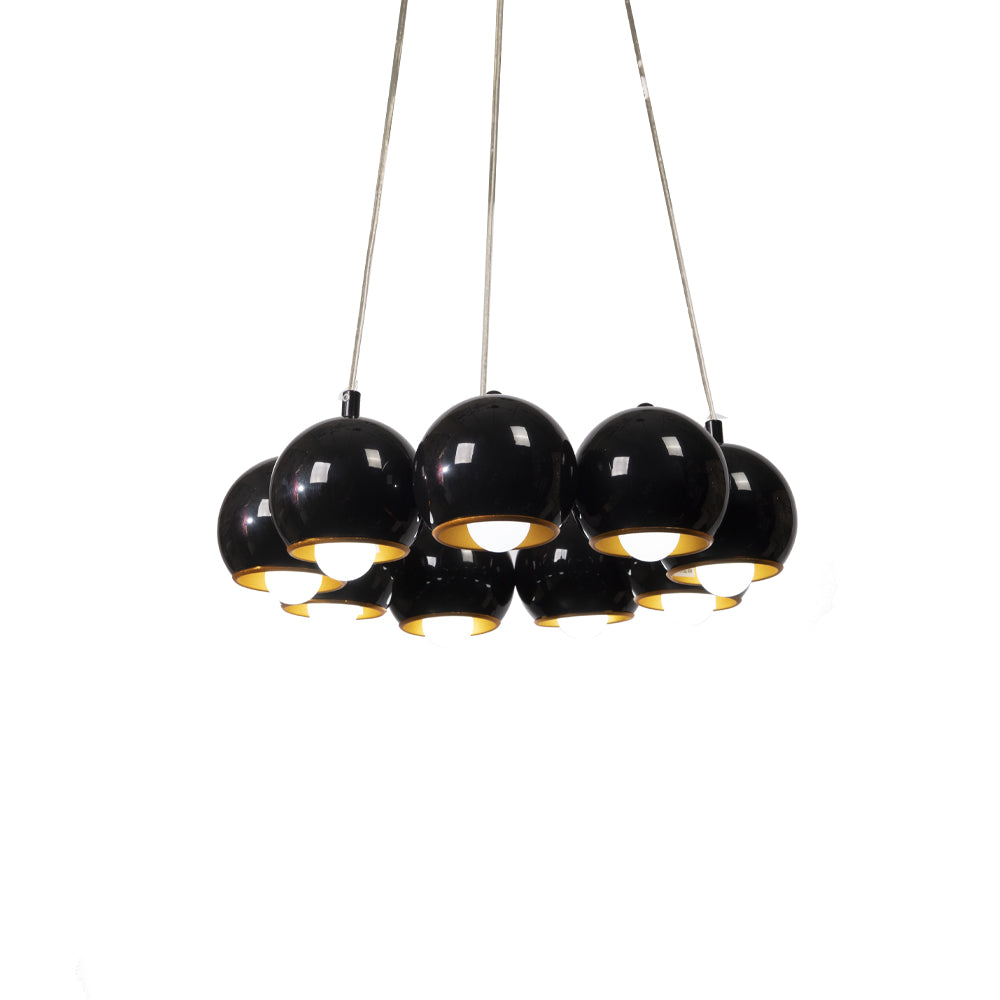 "Black Flower Bouquet" Pendant