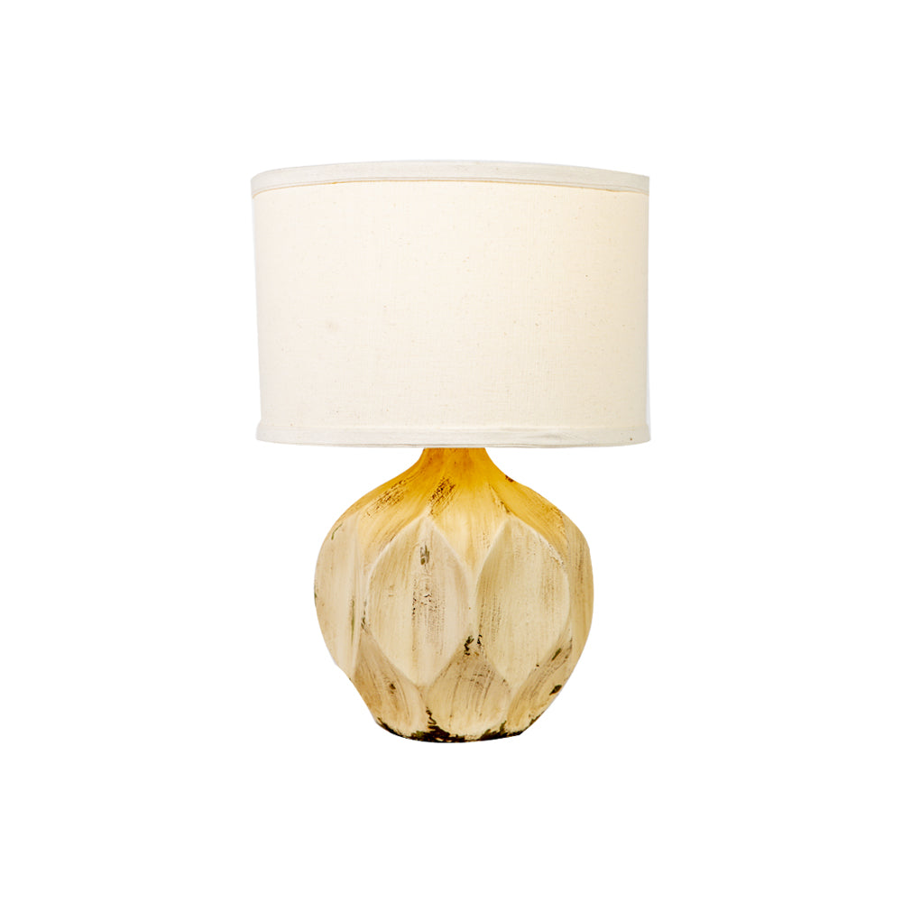 Ceramic Wood texture Table Lamp
