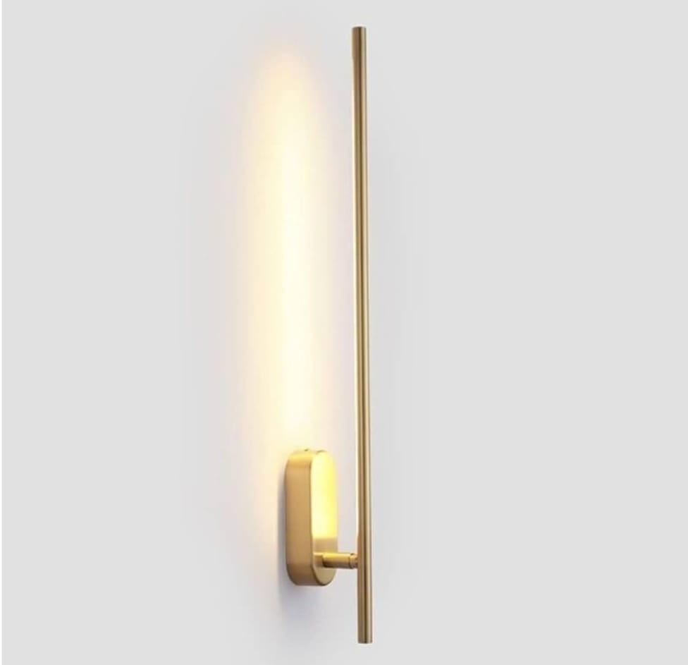Gold color modern wall light