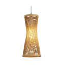 Bring warmth and natural texture into your space with our handcrafted woven bamboo pendant lights.