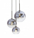 Smokey Grey Globe pendant