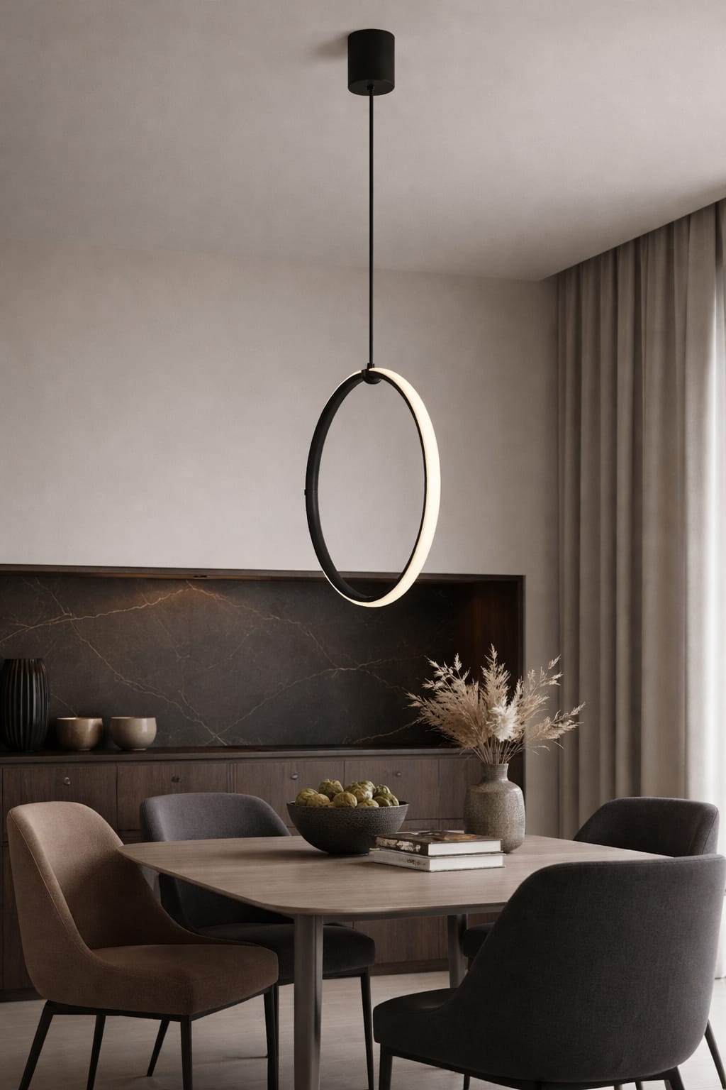 Oval pendant