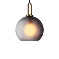 Smokey sphere pendant