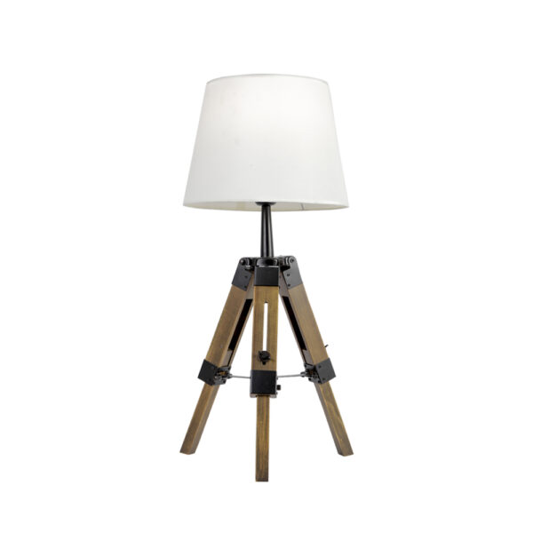 White Tripod Table Lamp
