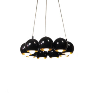 "Black Flower Bouquet" Pendant