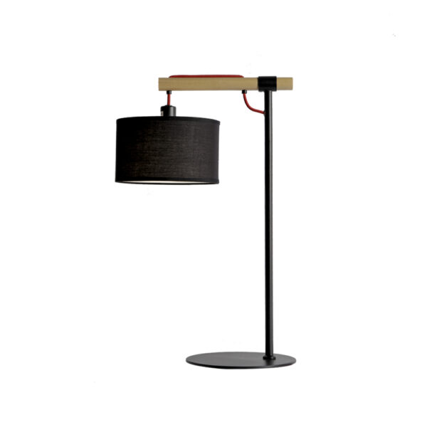 Black Drum Table Lamp