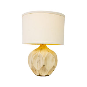 Ceramic Wood texture Table Lamp