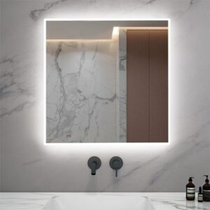 Square Backlit Mirror