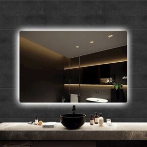 Rectangular Backlit Mirror