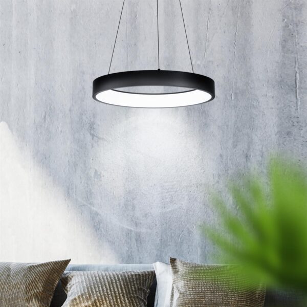 White & Black Ring pendant